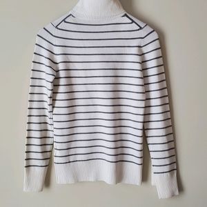 French Connection Striped Turtleneck